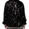 Black DG Queen Sequin Pullover Sweater - Image 4