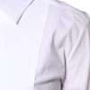 White Cotton Dress Collared Dress Shirt Top - Image 6