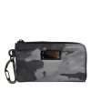 Black Gray Camouflage Logo Plaque Keyring Pouch Bag - Image 2