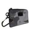 Black Gray Camouflage Logo Plaque Keyring Pouch Bag - Image 3