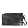 Black Gray Camouflage Logo Plaque Keyring Pouch Bag - Image 4