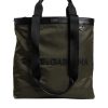 Military Green Nylon Shoulder Strap Tote Bag - Image 3