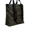 Military Green Nylon Shoulder Strap Tote Bag - Image 4