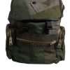 Military Green Patchwork Travel Backpack Bag - Image 2