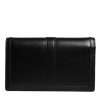 Black Calfskin Leather Chain Strap Shoulder Crossbody Bag - Image 5