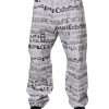 White Logo Print Straight Men Denim Jeans - Image 2