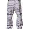 White Logo Print Straight Men Denim Jeans - Image 4