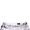 White Logo Print Straight Men Denim Jeans - Image 5