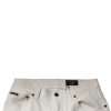 Off White Cotton Stretch Skinny Denim Jeans - Image 5