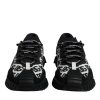 Black Logo Lace Up Low Top NS1 Sneakers Shoes - Image 2