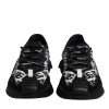 Black Logo Lace Up Low Top NS1 Sneakers Shoes - Image 2