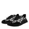 Black Logo Lace Up Low Top NS1 Sneakers Shoes - Image 3