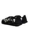 Black Logo Lace Up Low Top NS1 Sneakers Shoes - Image 4