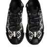 Black Logo Lace Up Low Top NS1 Sneakers Shoes - Image 3