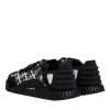 Black Logo Lace Up Low Top NS1 Sneakers Shoes - Image 5