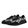 Black Logo Lace Up Low Top NS1 Sneakers Shoes - Image 4