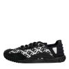 Black Logo Lace Up Low Top NS1 Sneakers Shoes - Image 6