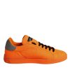 Orange Portofino Logo Tape Men Sneakers Shoes - Image 7