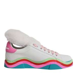 Multicolor Low Top Trainers Sneakers Shoes