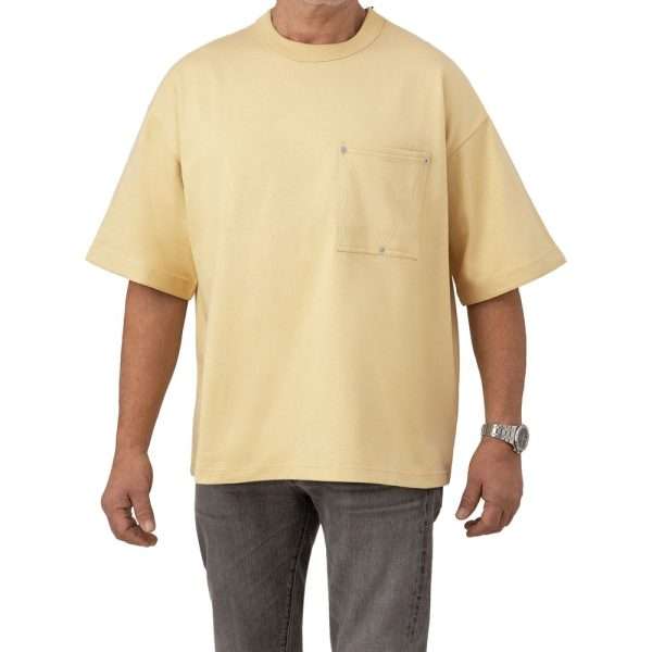 Beige Cotton T-Shirt - Image 2