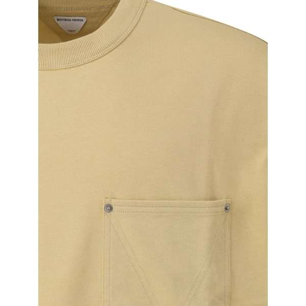 Beige Cotton T-Shirt - Image 4