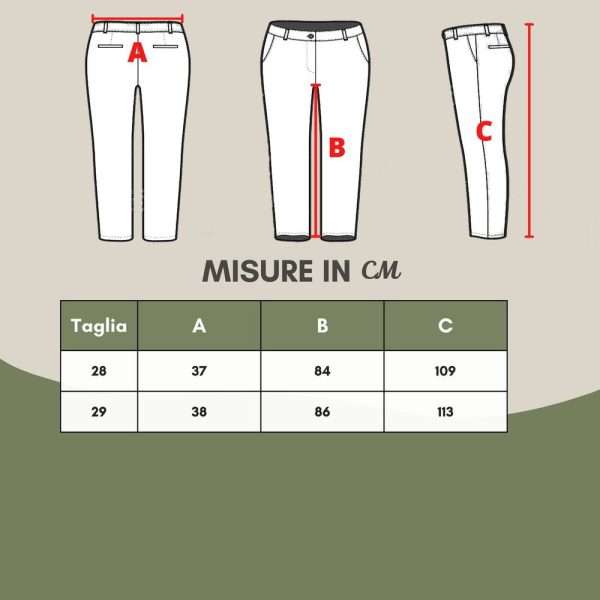 Beige Cotton Jeans & Pant - Image 4