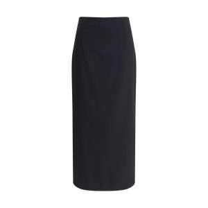 Virgin Wool Midi Skirt