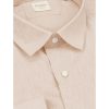 Beige Linen Men Shirt - Image 2