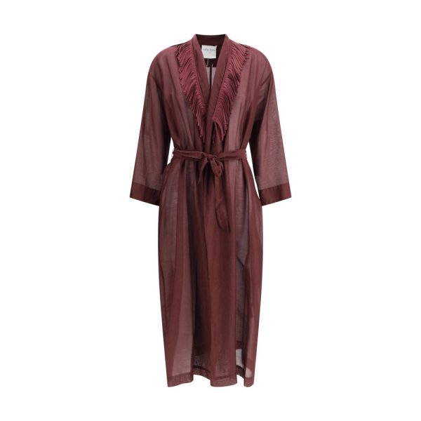 Fringed long Robe