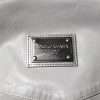 Metallic Gray Cotton Button Down Shirt - Image 8