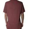 Dark Pink Button Down Casual Polo Men Shirt - Image 4