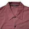Dark Pink Button Down Casual Polo Men Shirt - Image 5