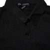 Black Silk Collared Polo T-shirt - Image 6