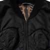 Black Nylon Full Zip Bustier Corset Jacket - Image 8