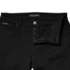 Black Cotton Mid Waisted Skinny Denim Jeans - Image 6