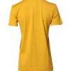 Yellow Printed Cotton Short Sleeves T-shirt - Image 4