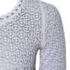 White Viscose Short Sleeve Crochet Top - Image 3