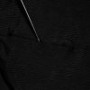 Black Knit Long Sleeves Turtleneck Slim Top - Image 7