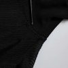 Black Knit Long Sleeves Turtleneck Slim Top - Image 6