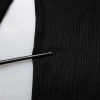 Black Knit Long Sleeves Turtleneck Slim Top - Image 8