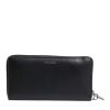 Black Blue Exotic Leather Embossed Continental Wallet - Image 2