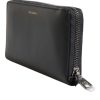 Black Blue Exotic Leather Embossed Continental Wallet - Image 4