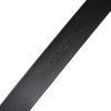 Black Leather Classic Metal Waist Buckle Belt - Image 5