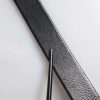 Black Leather Classic Metal Waist Buckle Belt - Image 7