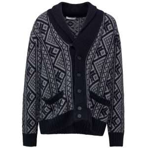 Bicolor Cashmere Cardigan