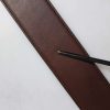 Brown Logo Engraved Metal Waist Buckle Belt - Image 7