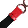 Black Red Nylon DG Metal Waist Buckle Belt - Image 5
