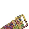 Multicolor Floral Jacquard Wide Waist Belt - Image 5