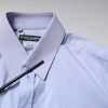 Light Blue Cotton SICILIA Dress Formal Shirt - Image 7