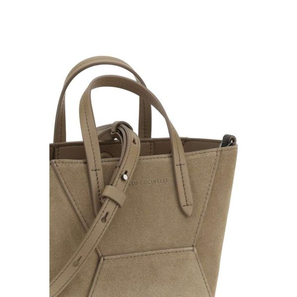 Suede Shoulder Bag - Image 4